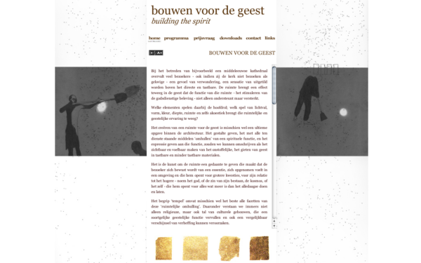 2007 - Bouwen voor de Geest