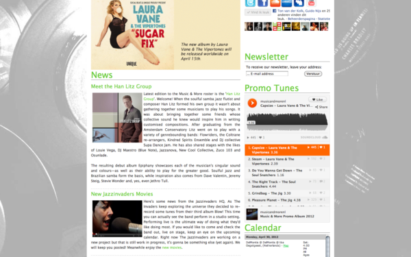2010 - Music & More Bookings Agency