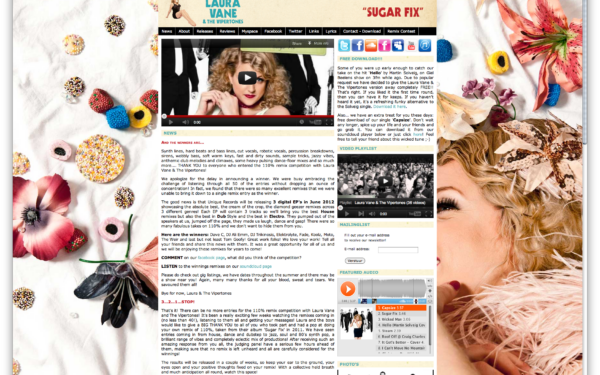 2011 - Laura Vane & The Vipertones - WebdesignPlus