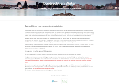 Dordrecht en Water - 2017 - WebdesignPlus