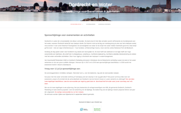 Dordrecht en Water - 2017 - WebdesignPlus