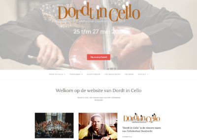 Dordt in Cello - 2017 - WebdesignPlus