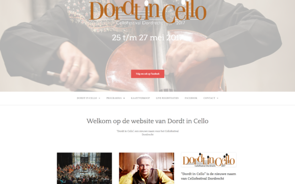 Dordt in Cello - 2017 - WebdesignPlus