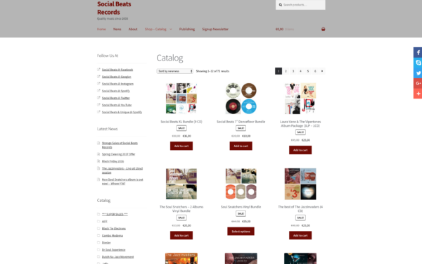 Socialbeats Records - 2017 - WebdesignPlus